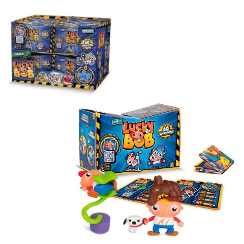 LUCKY BOB (3D Toppez) Due Personaggini Assortiti cm In Blind Bag (cm 8x12H) In espo da 12pz ass…x12…x24